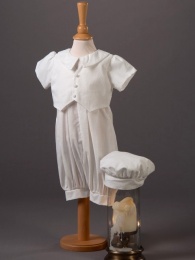 Baby Boys Cotton Romper & Hat - Ethan by Millie Grace